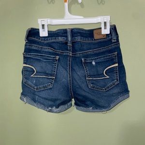 vintage AE dark blue shorts (low rise)